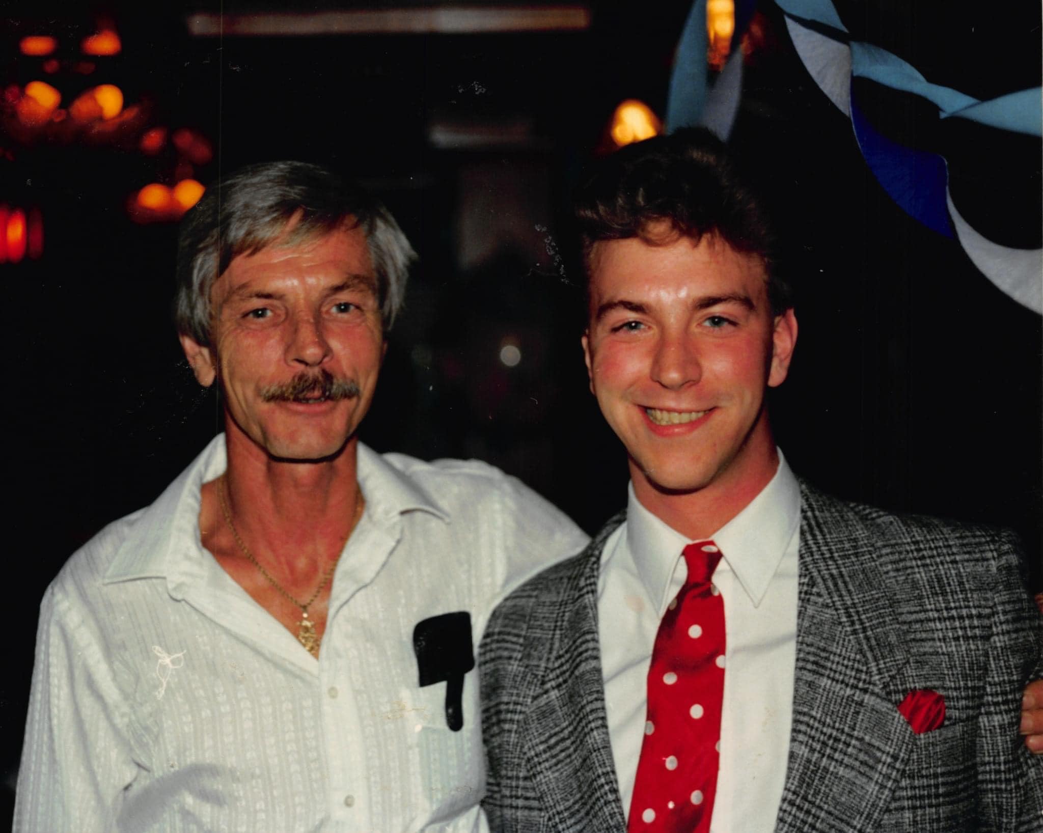 Happy Father’s Day Dad!  I think about you often and will miss you forever!  Here’s a picture from a happy memory at the party when you retired from the police department 😃❤️